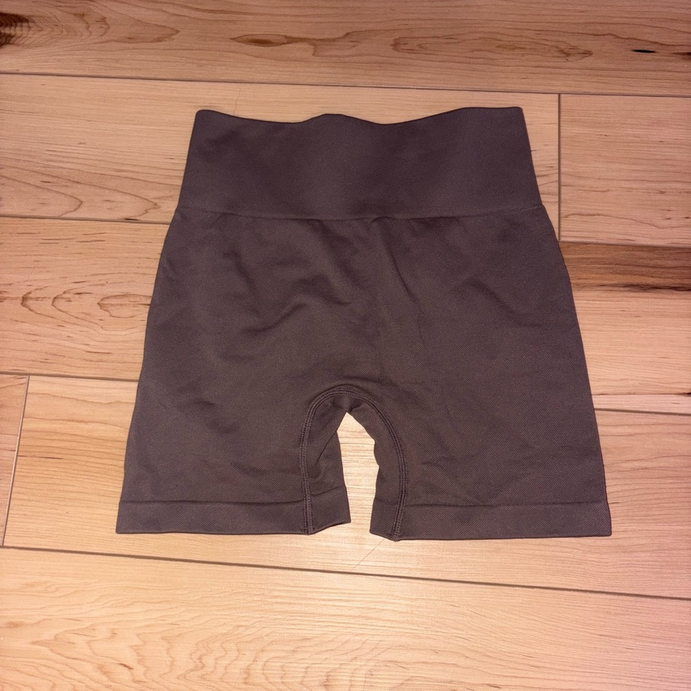 Women's Brown High-Waisted Shorts